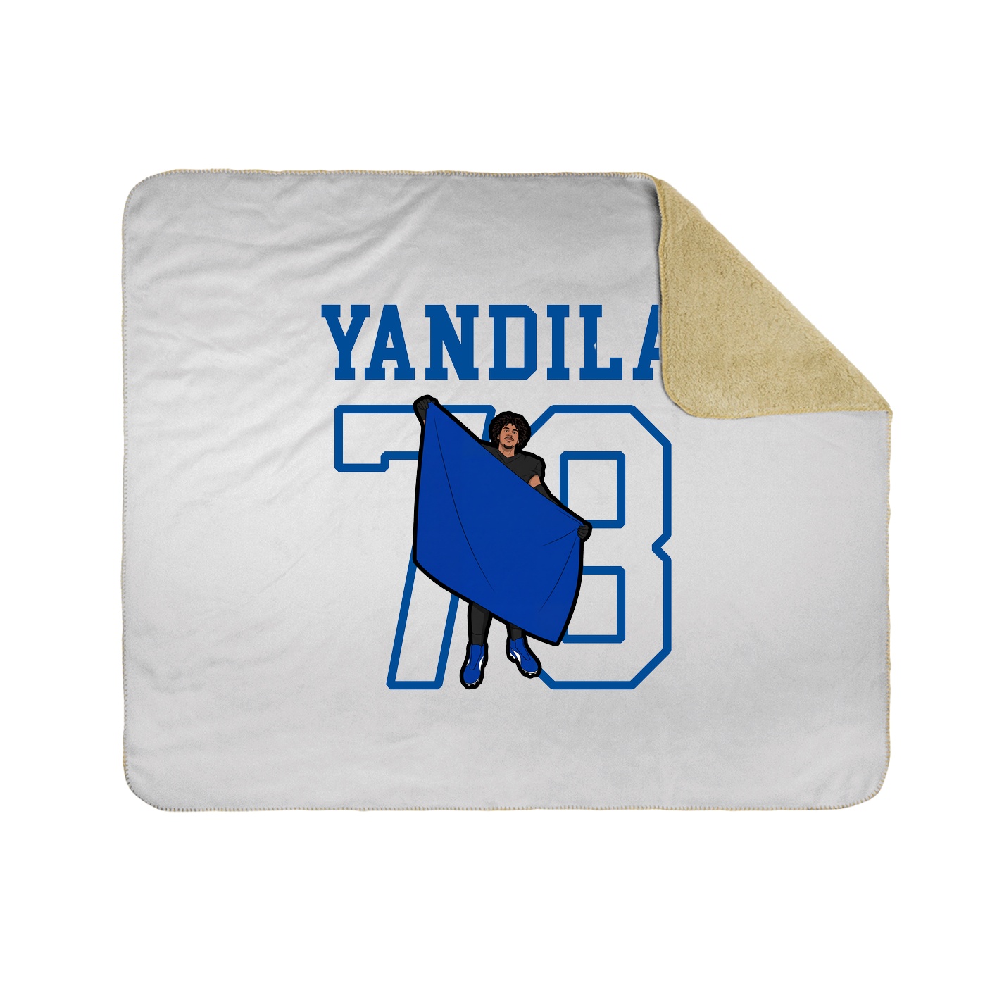 Throw Blanket — Shirsey in White