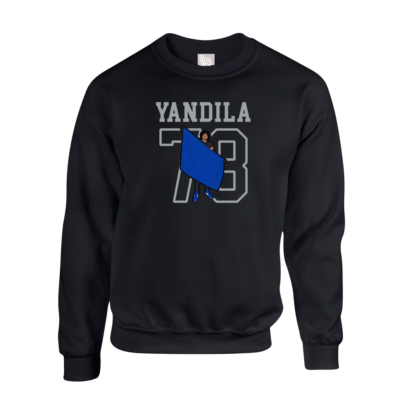 Fleece Crew — Shirsey in Black