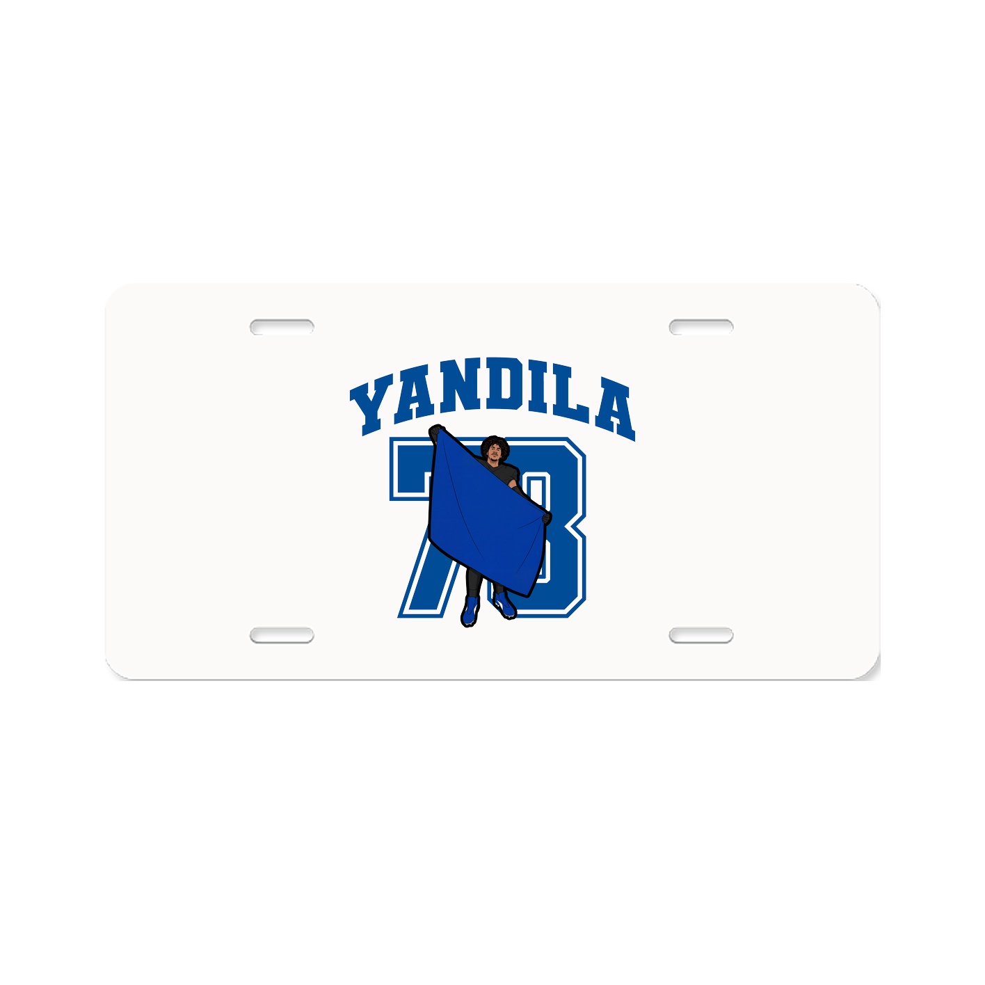 License Plate — Number in Classic