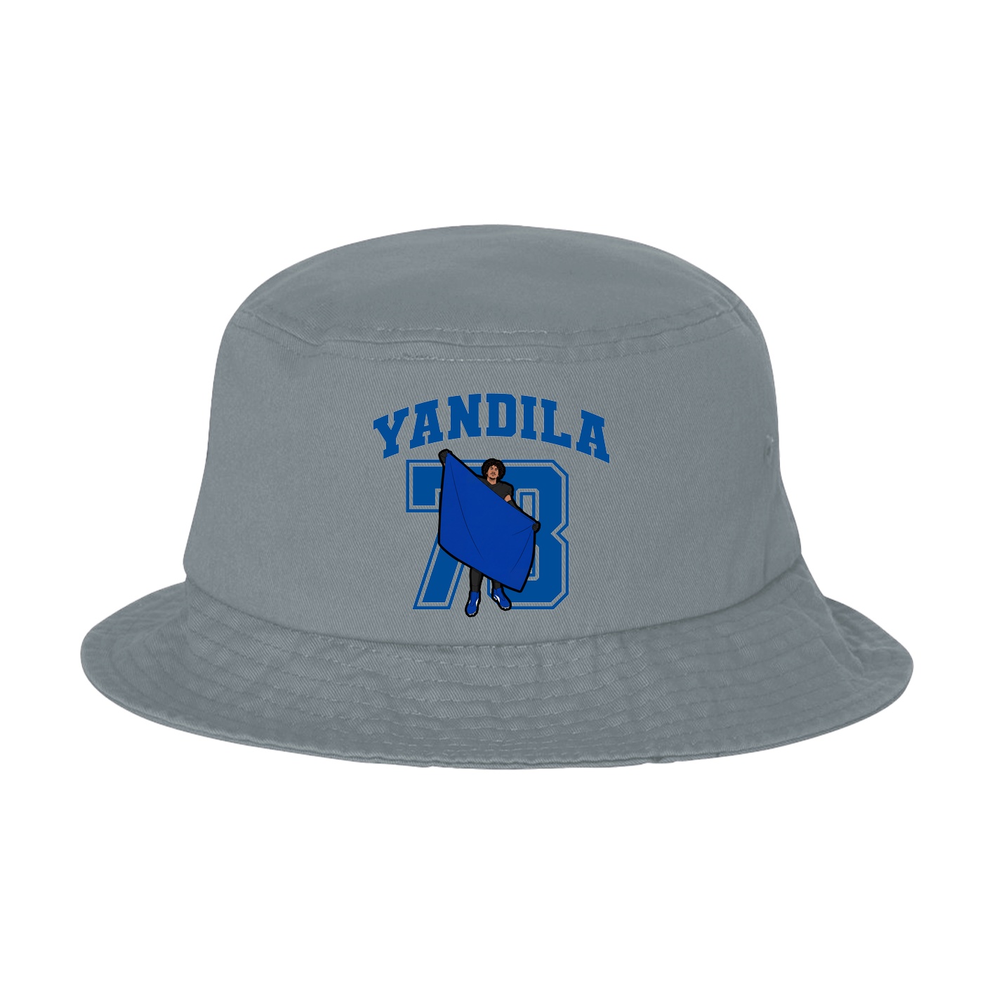 Bucket Cap — Number in Grey