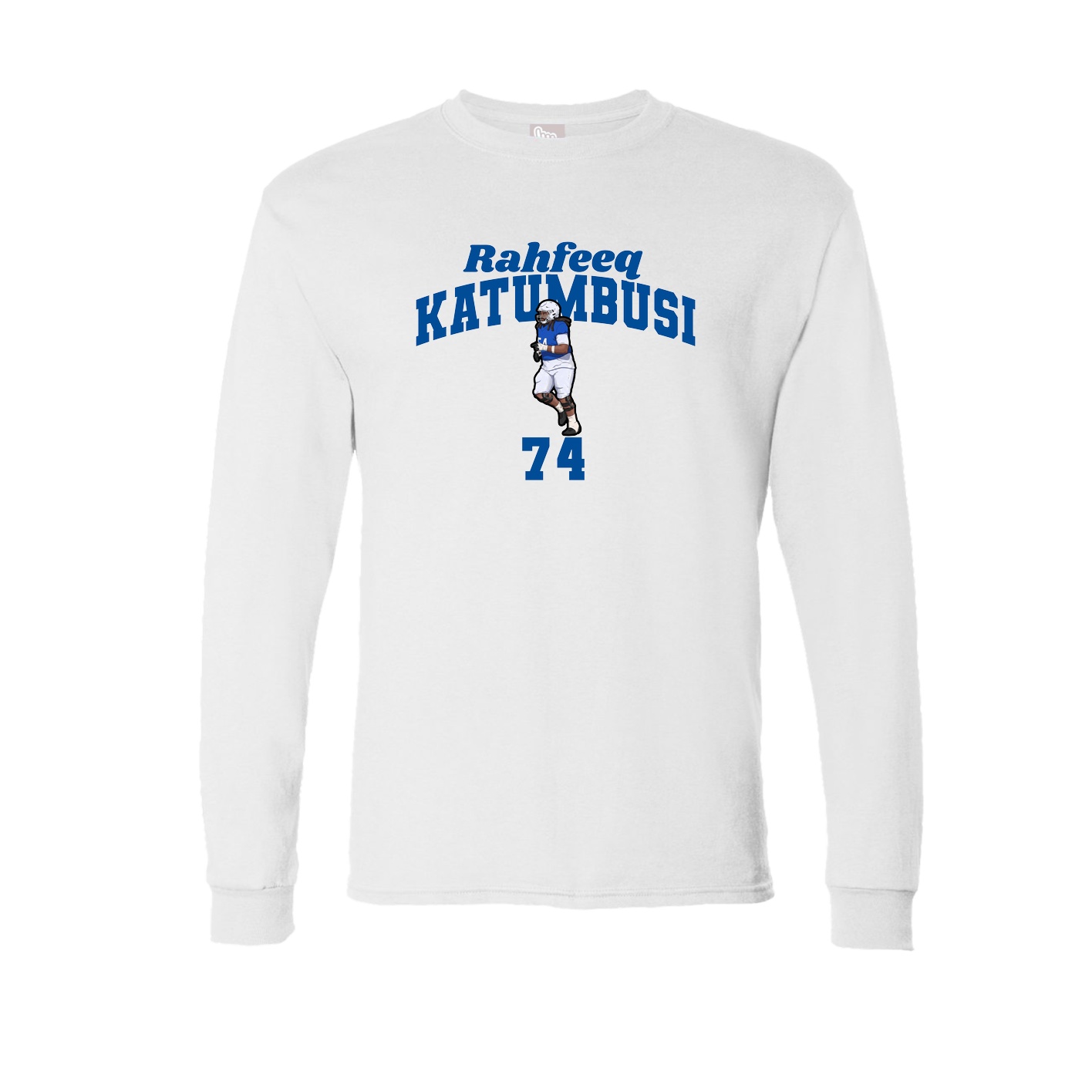 Long Sleeve Tee — Signature Arch in White