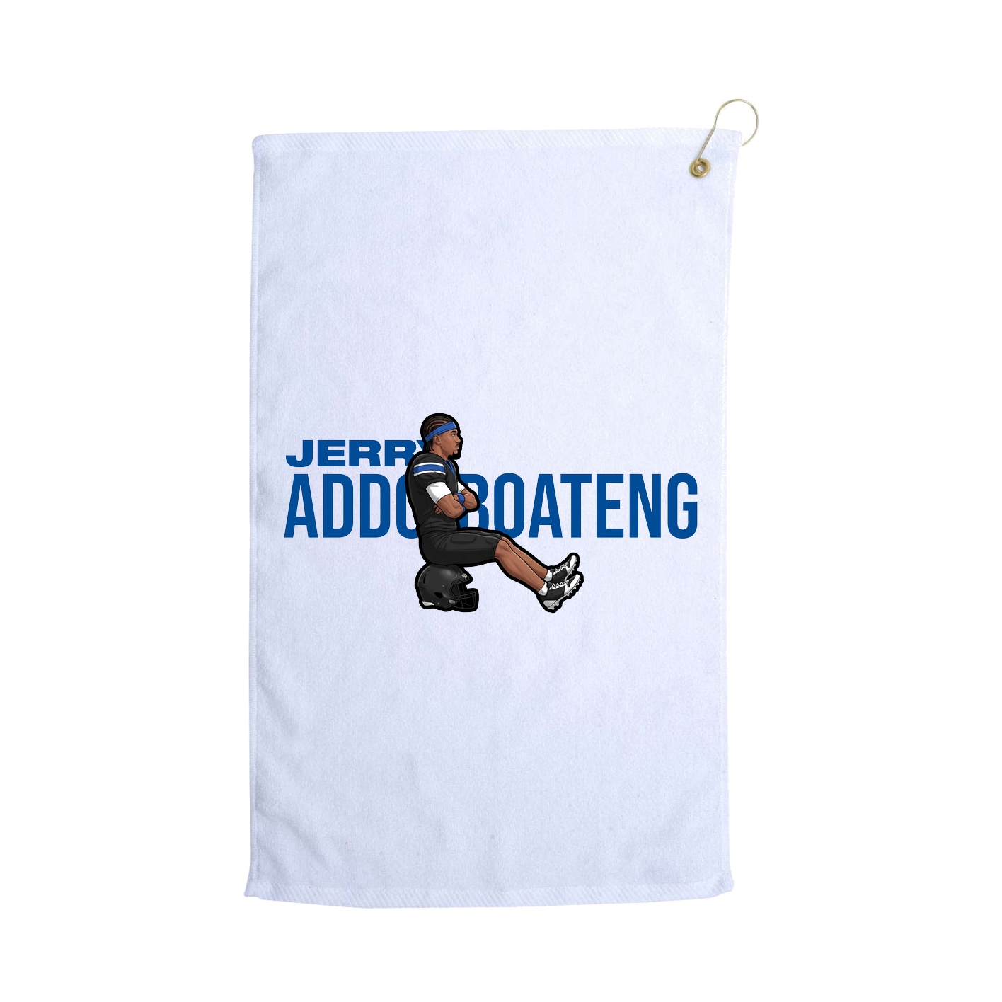 Golf Towel — Player Name in White