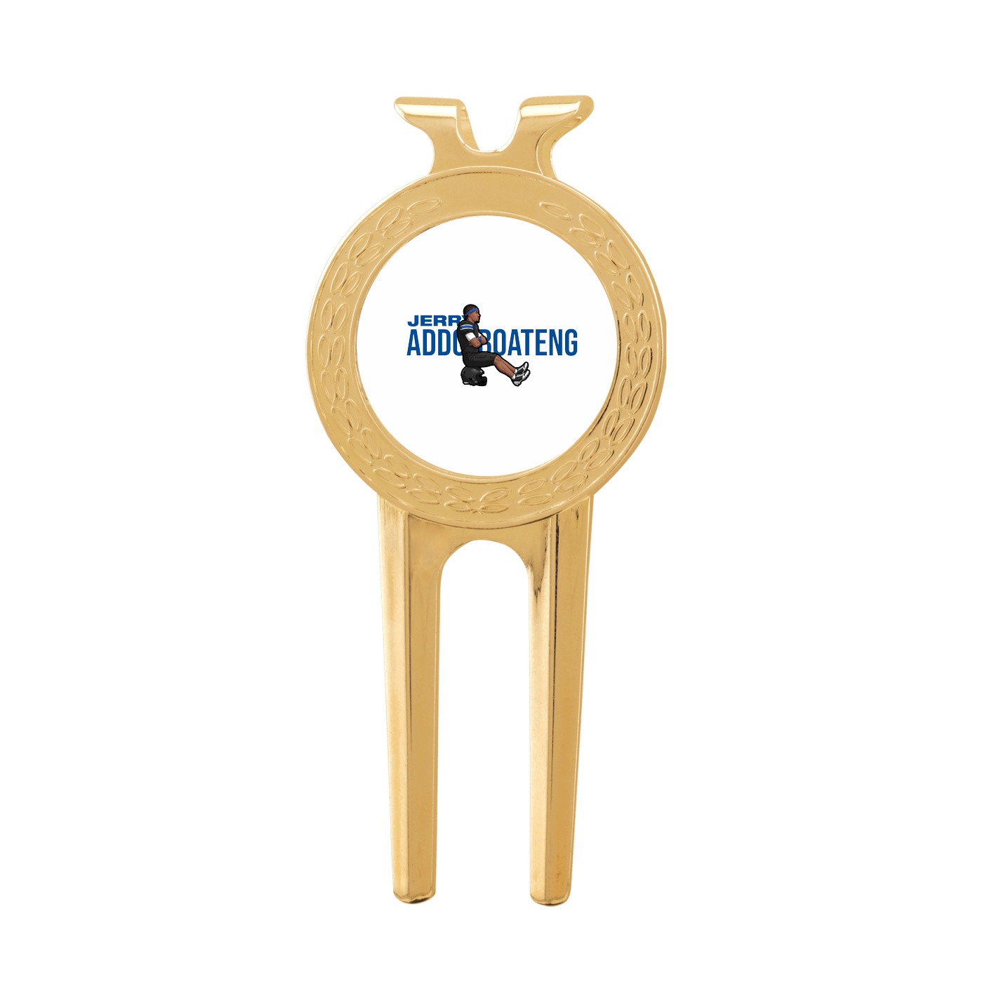 Divot Tool with Ball Marker — Player Name in Classic