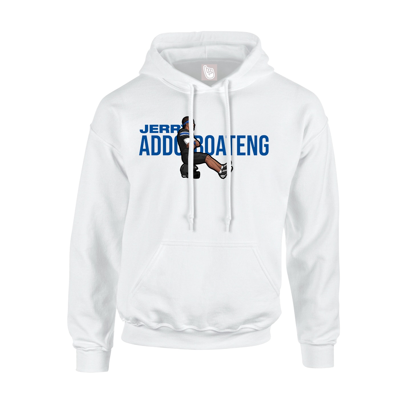 Hoodie — Player Name in White