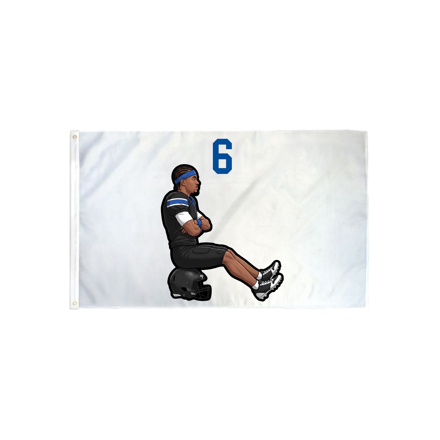 3x5 Flag — Number Top in Classic