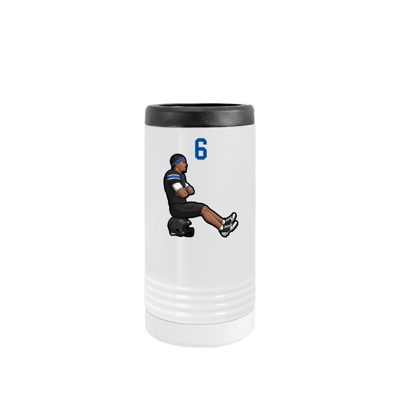 Slim Beverage Holder — Number Top in White