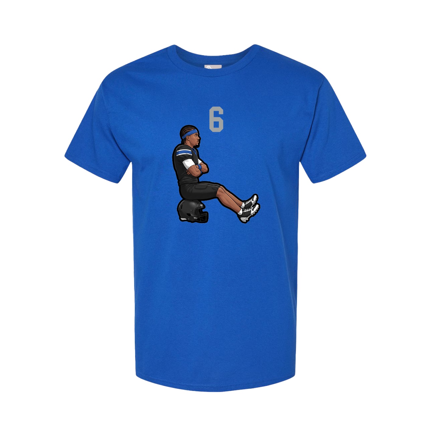 Tee — Number Top in Royal