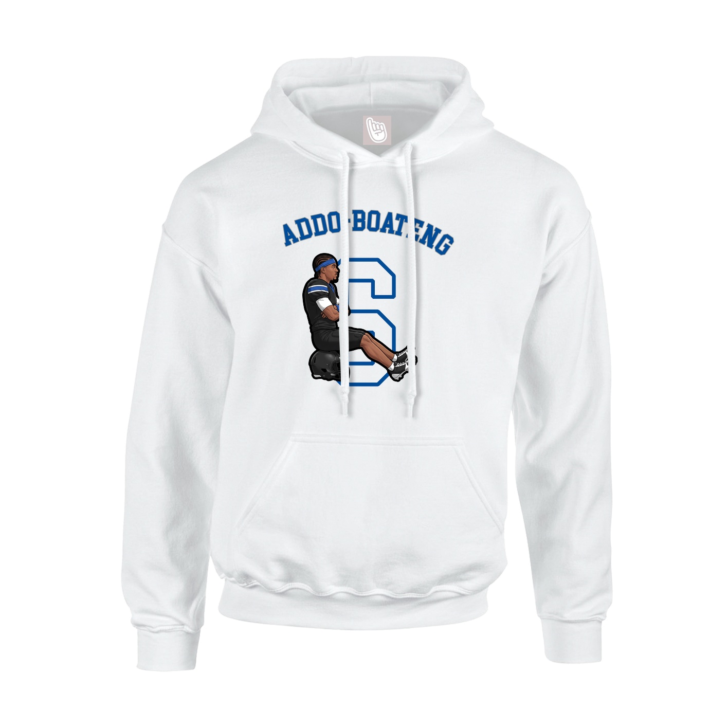Youth Hoodie — Shirsey Arch in White