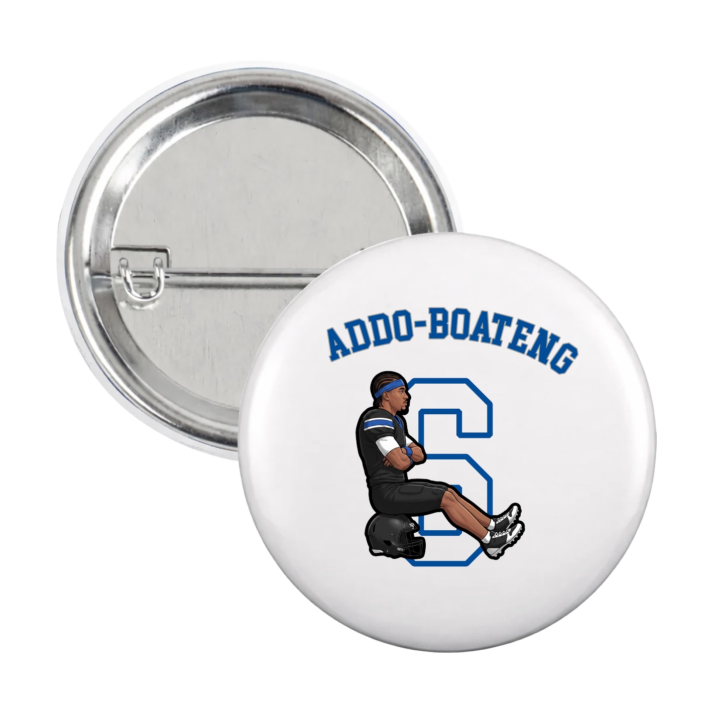 Game Day Button — Shirsey Arch in White