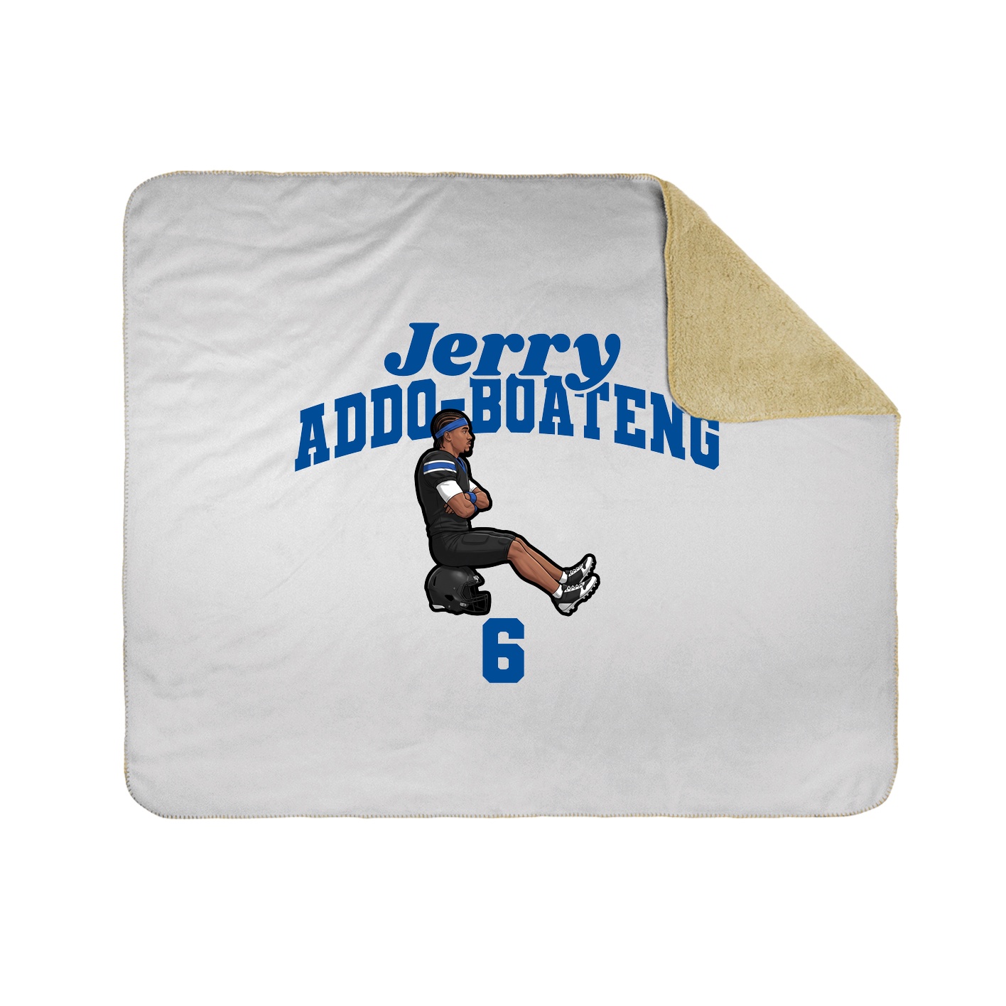 Throw Blanket — Signature Arch in White