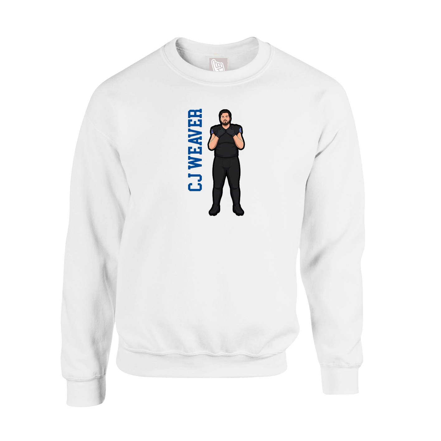 Fleece Crew — Classic in White