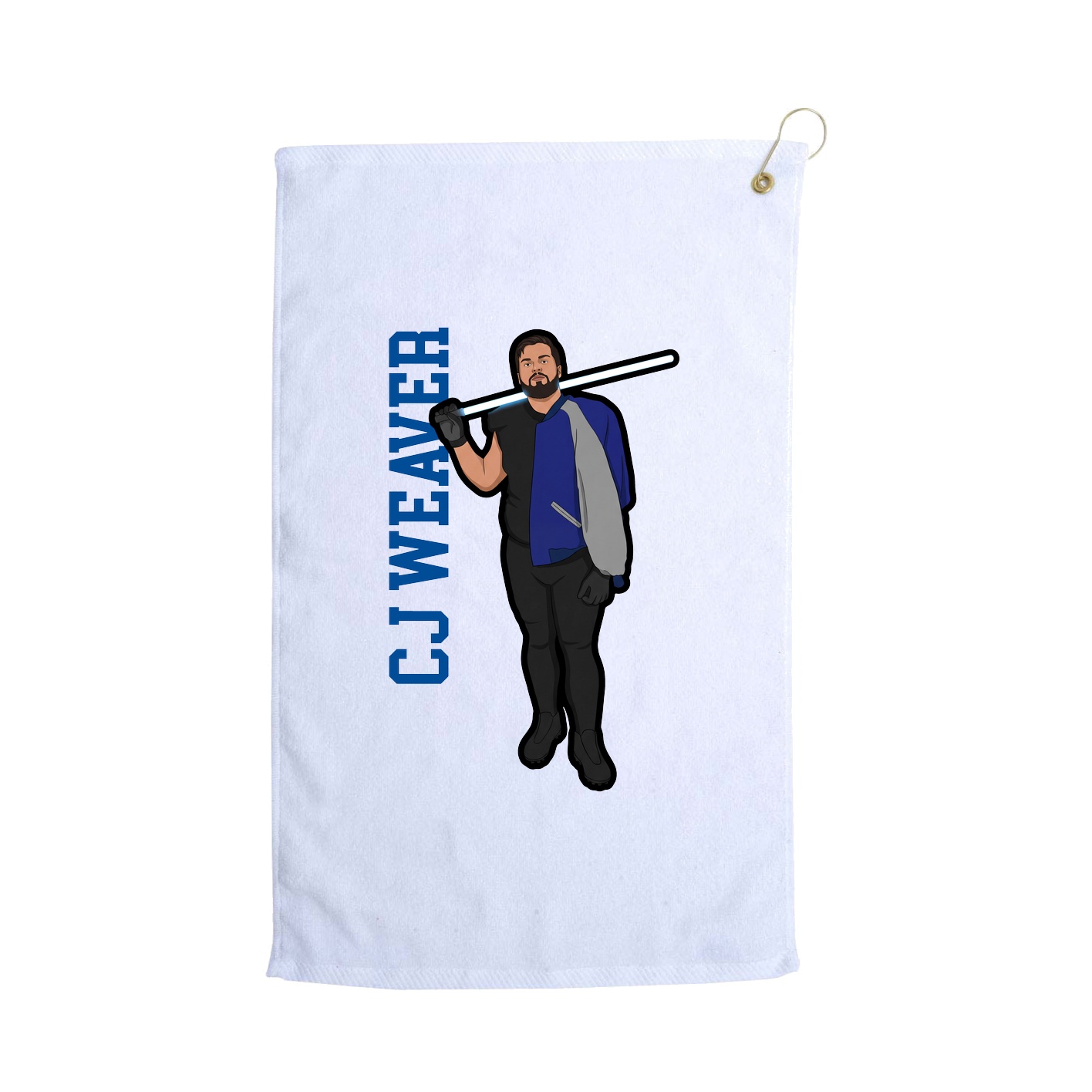 Golf Towel — Classic in White