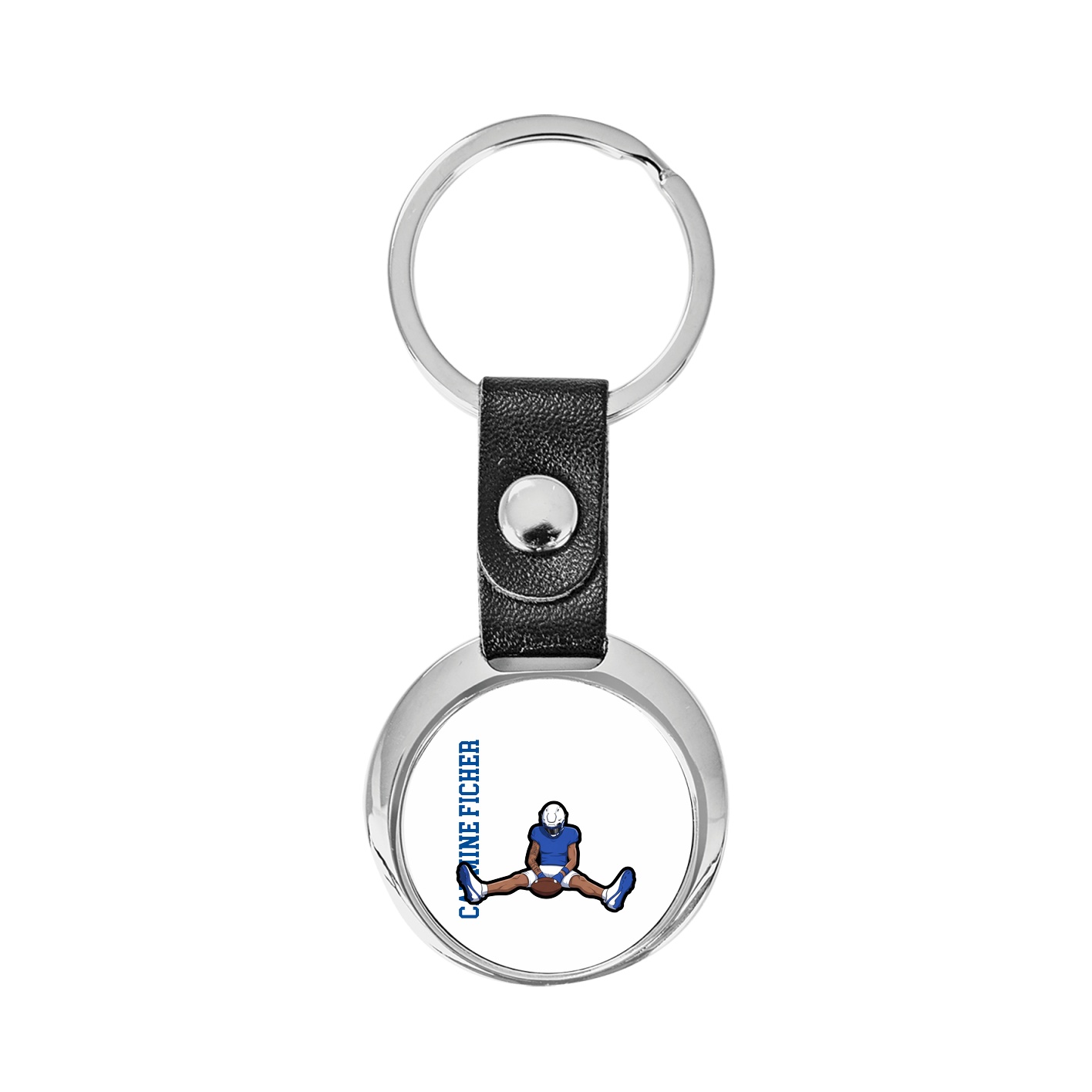 Key Chain — Name Vertical in Classic