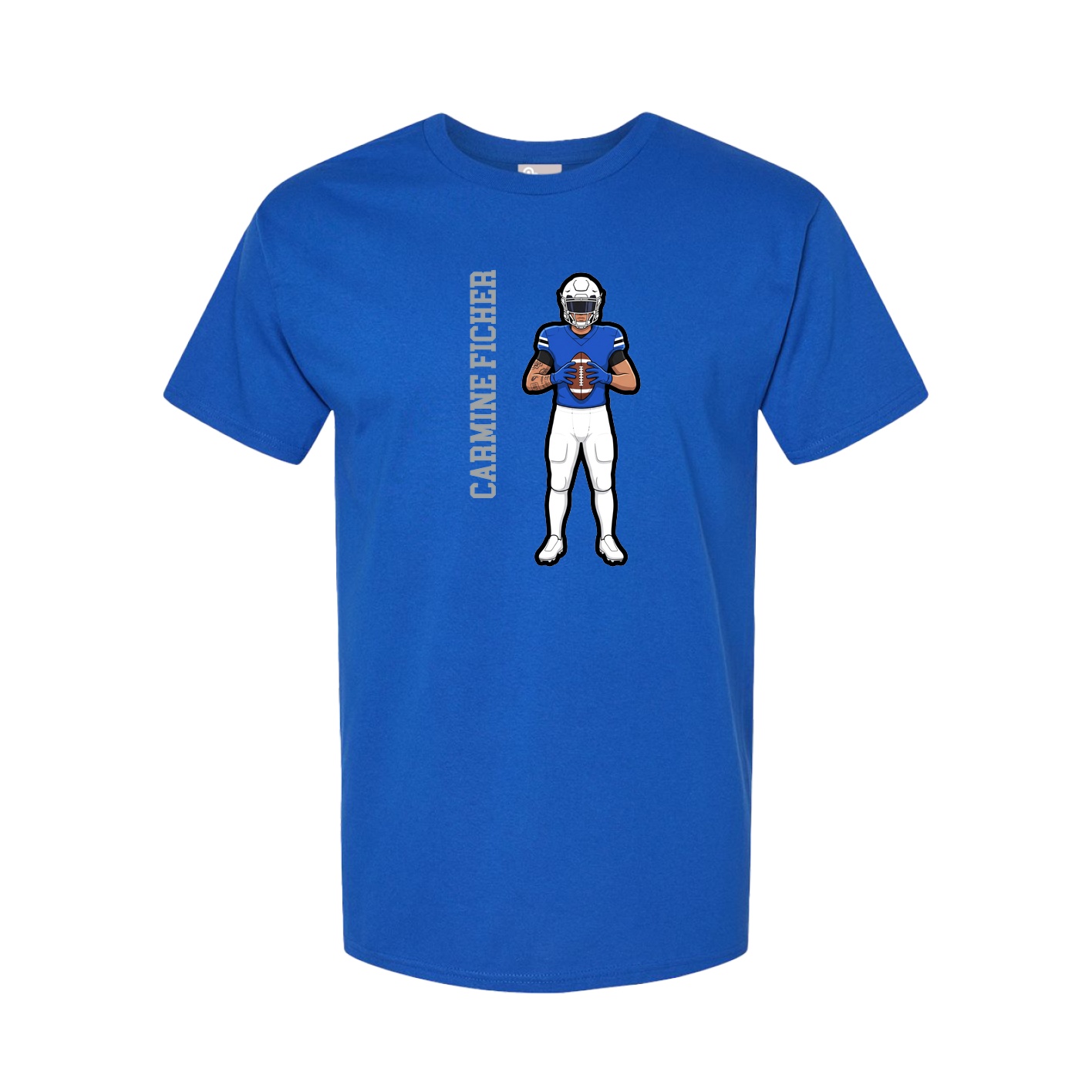 Tee — Name Vertical in Royal