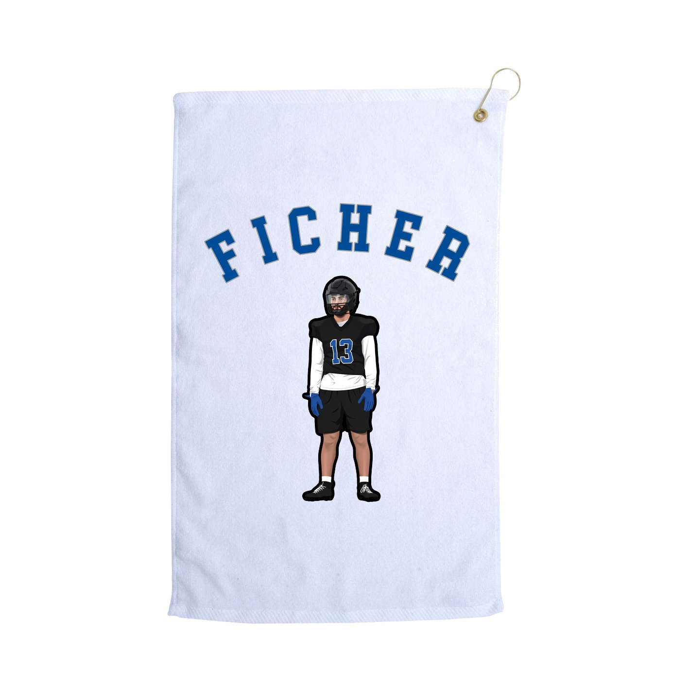 Golf Towel — Shirsey Arch in White