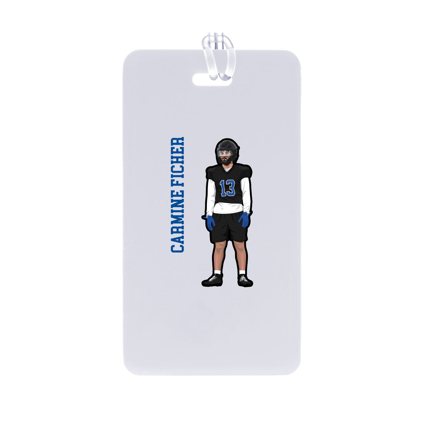 Bag Tag — Name Vertical in Classic
