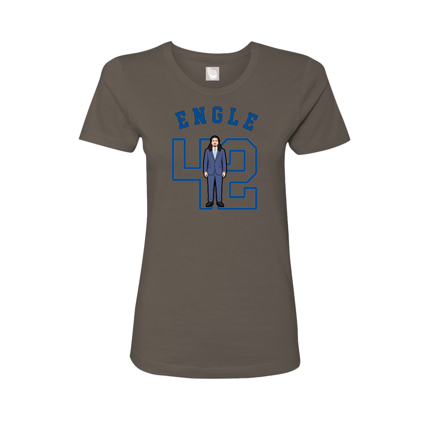 Fitted Women's Tee — Shirsey Arch in Grey