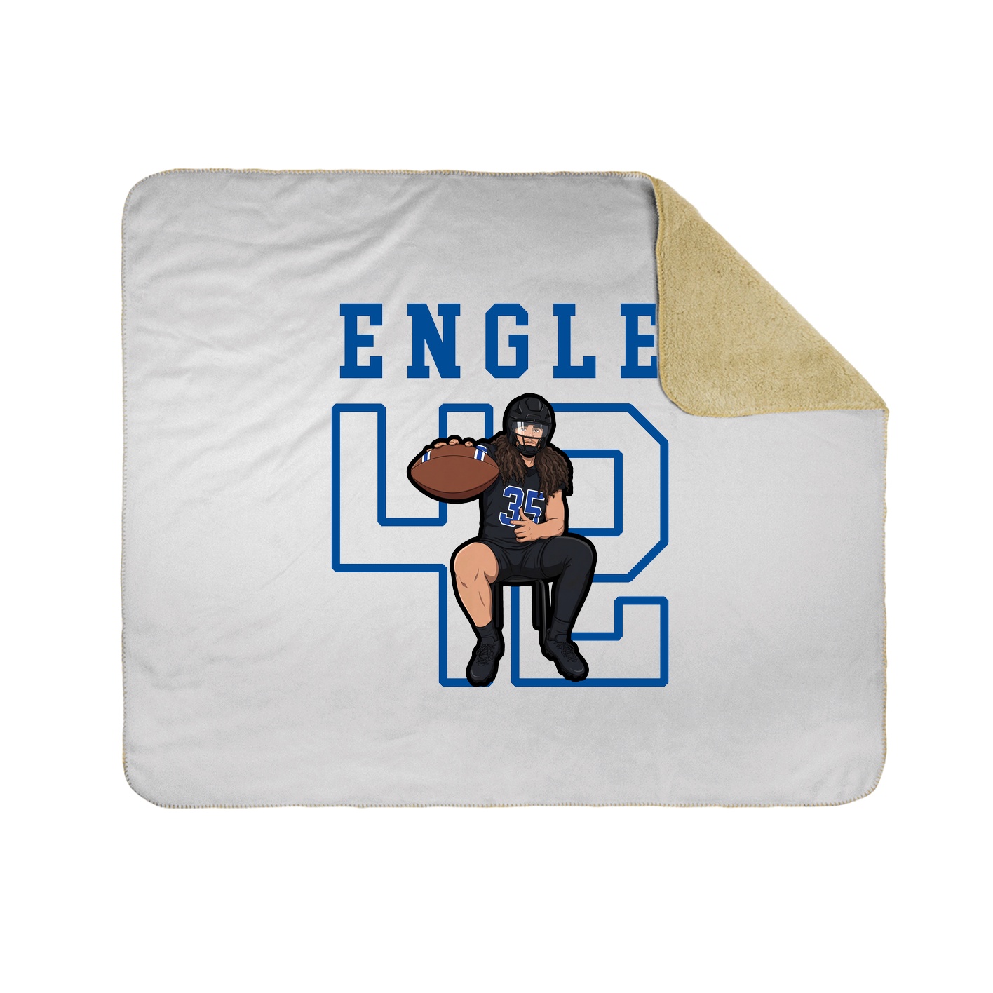 Throw Blanket — Shirsey in White