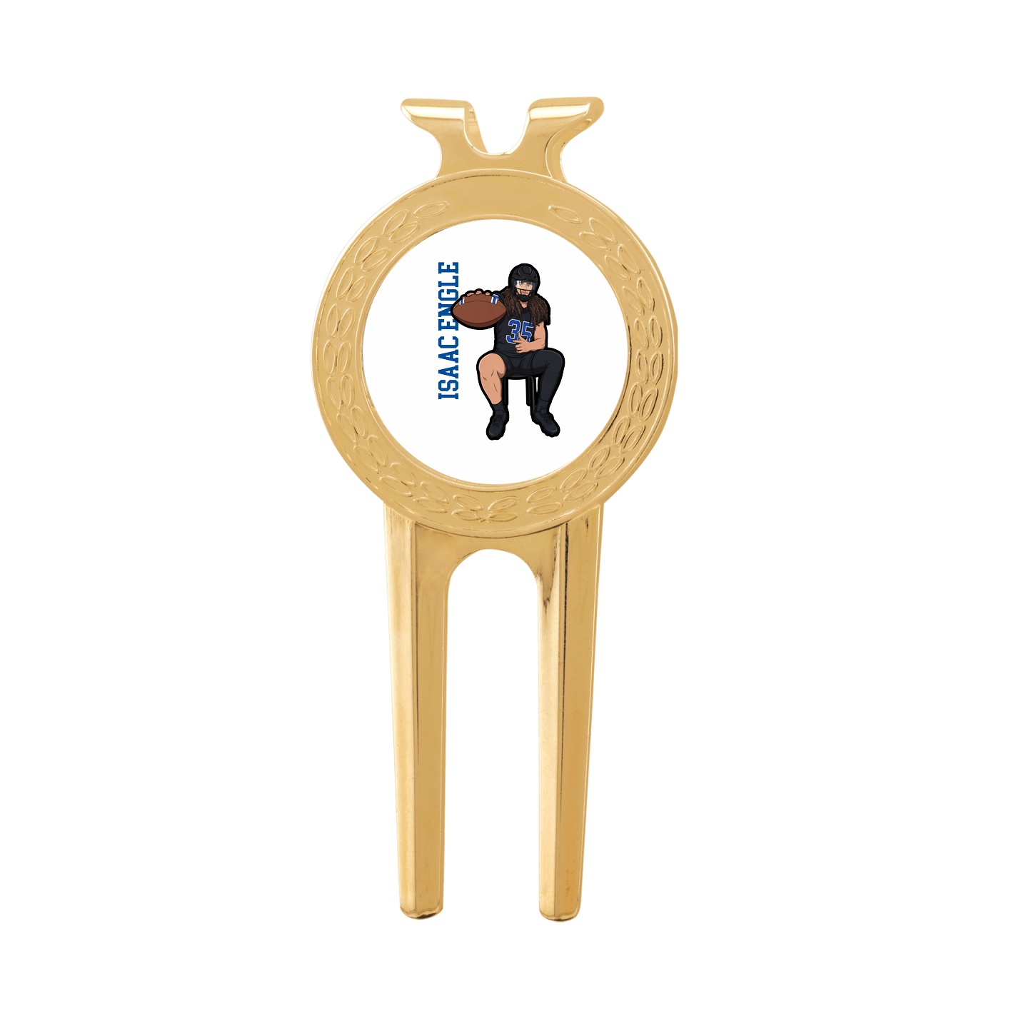 Divot Tool with Ball Marker — Name Vertical in Classic