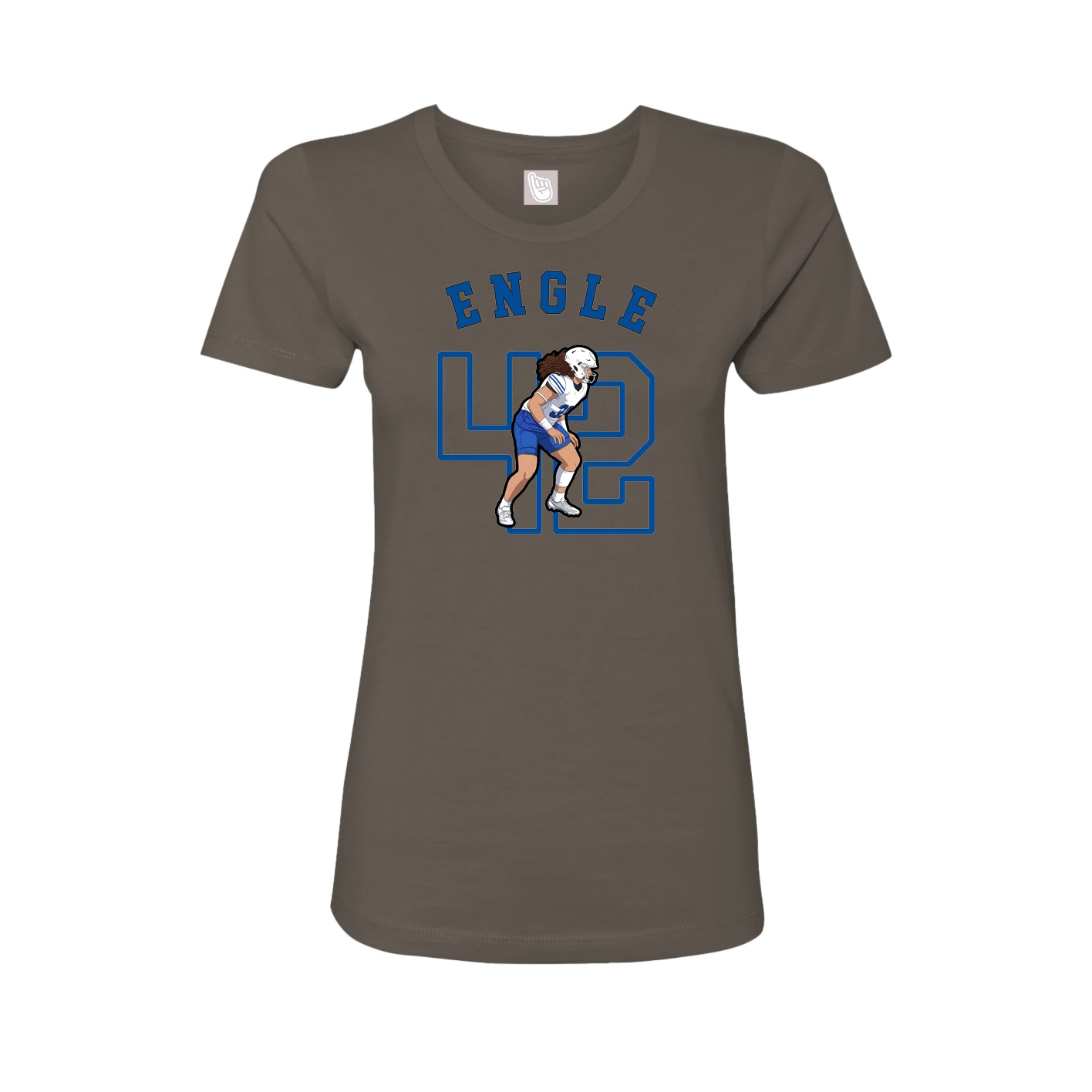 Fitted Women's Tee — Shirsey Arch in Grey