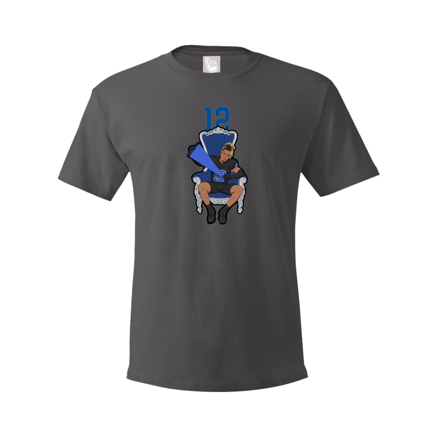 Tee — Number Top in Grey
