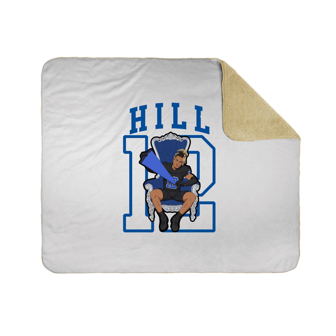 Throw Blanket — Shirsey in White