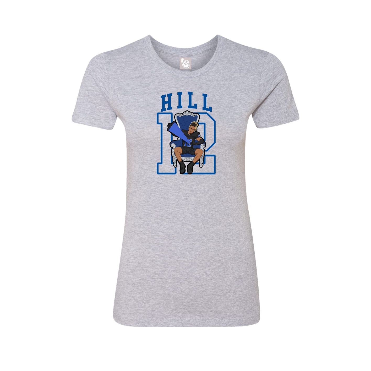Fitted Women's Tee — Shirsey in Grey
