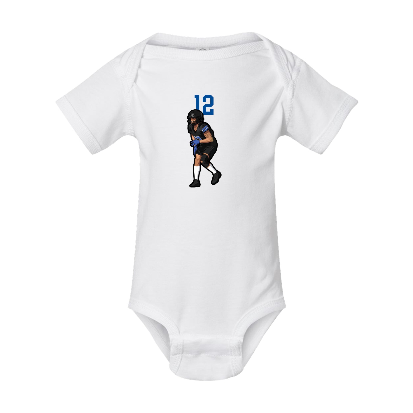 Baby Onesie — Number Top in White