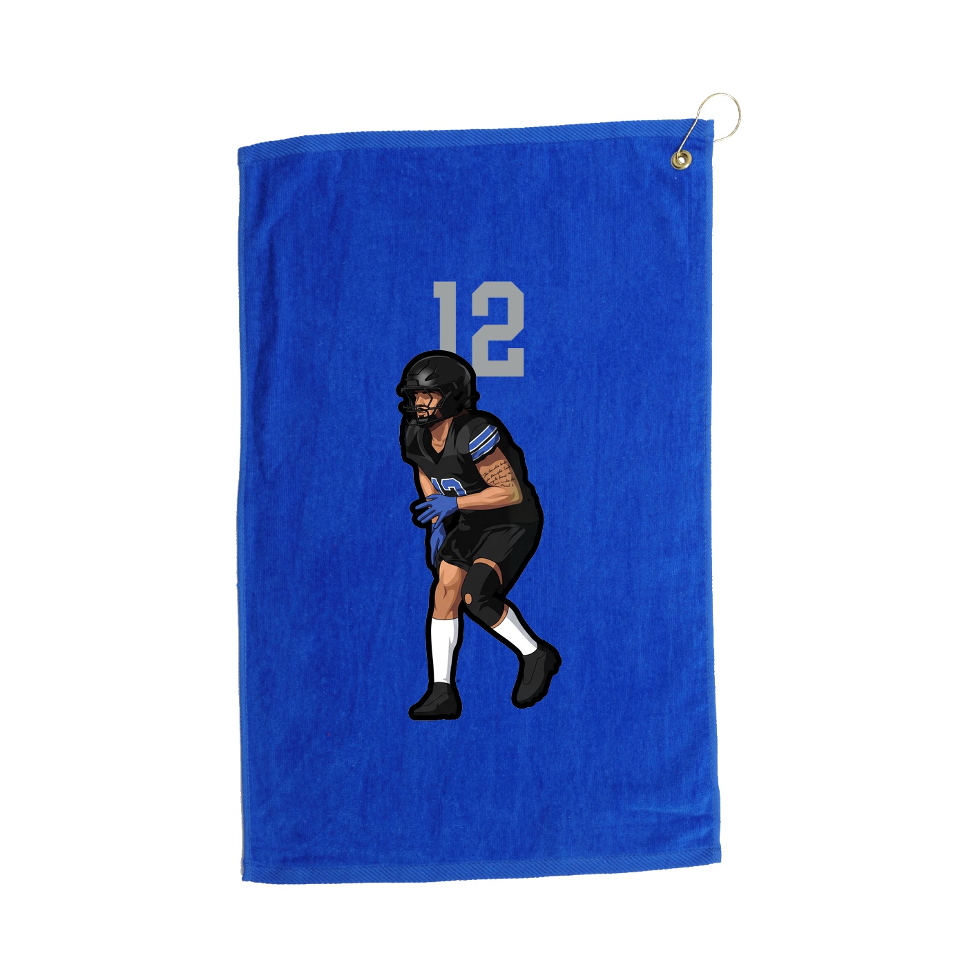 Golf Towel — Number Top in Royal