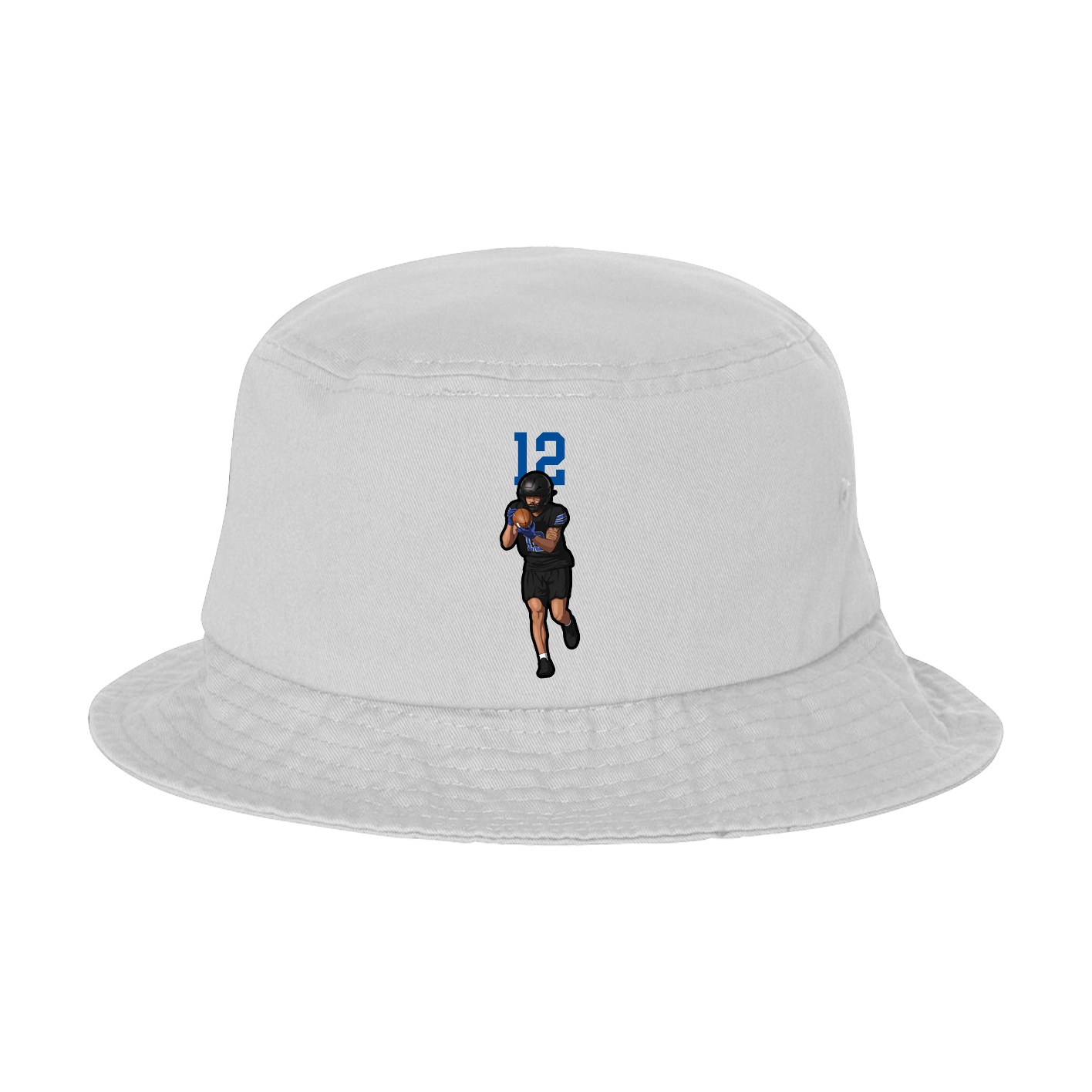 Bucket Cap — Number Top in White