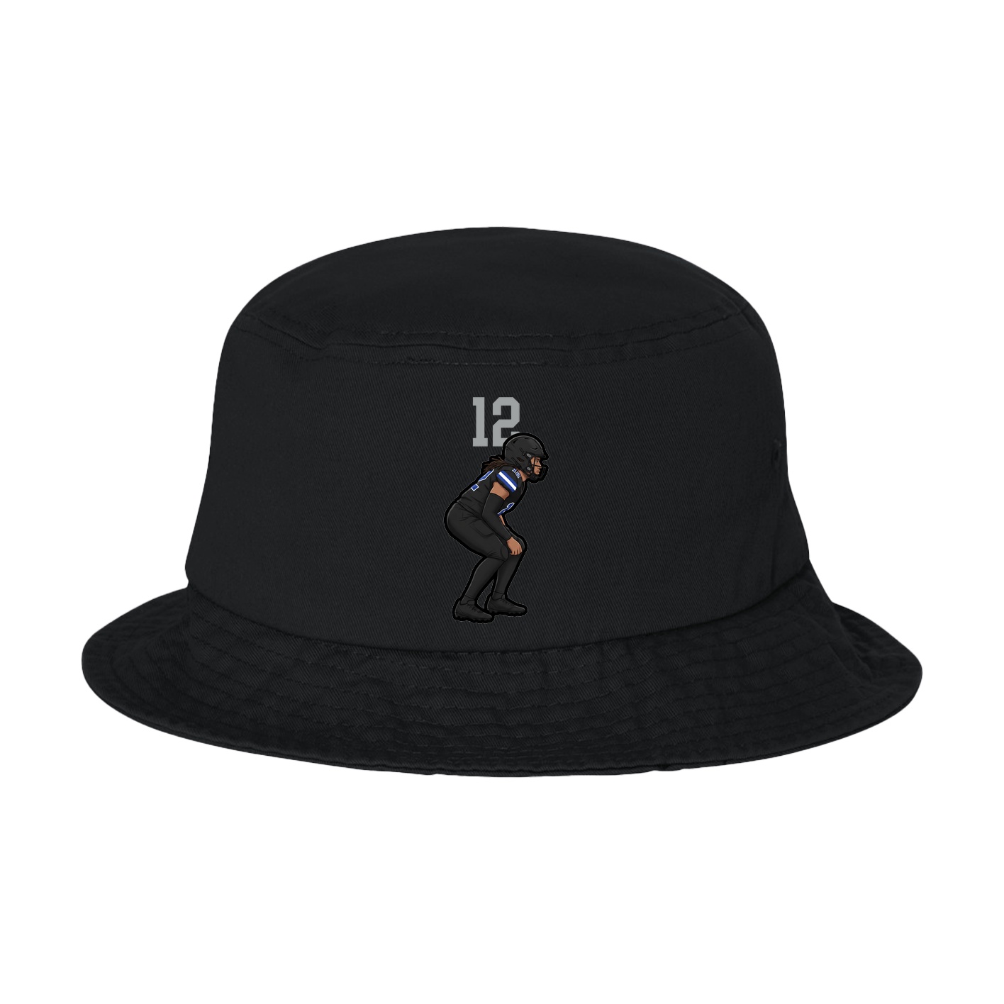 Bucket Cap — Number Top in Black