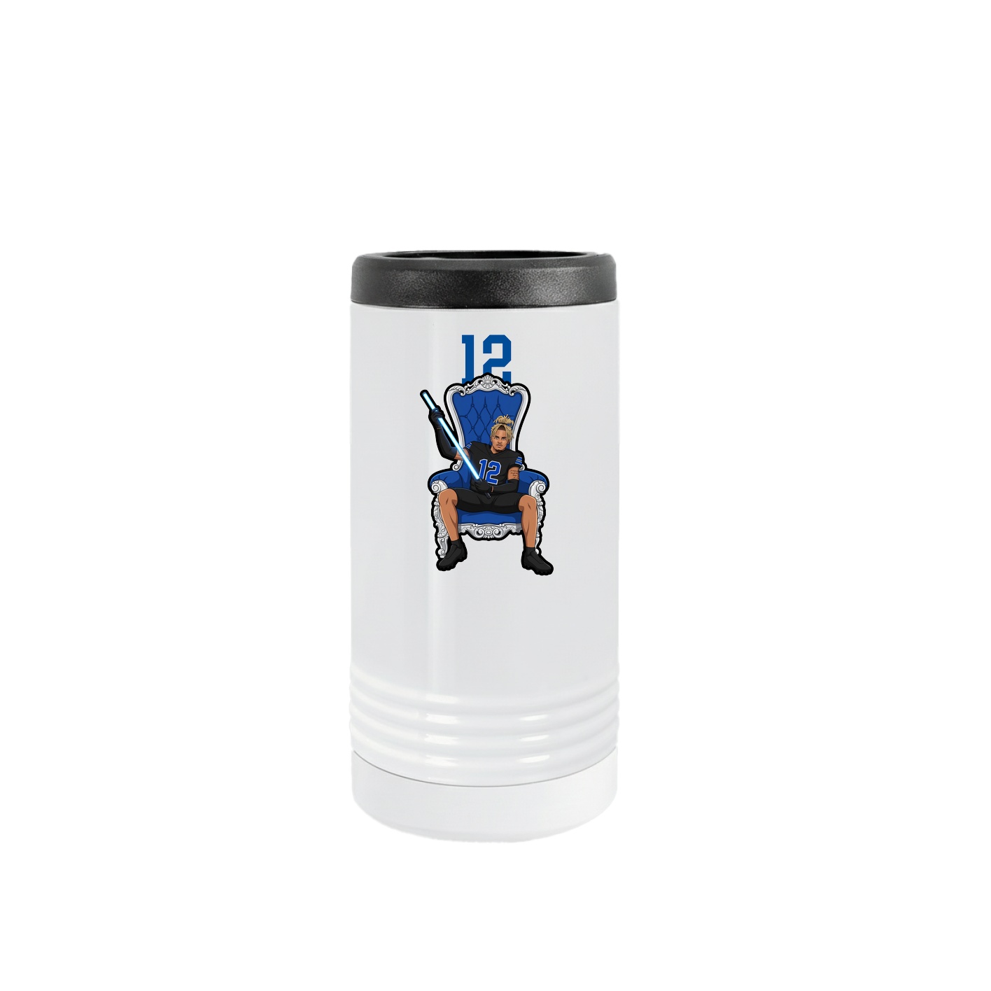 Slim Beverage Holder — Number Top in White