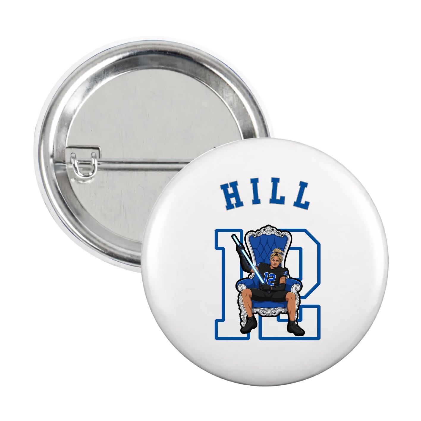 Game Day Button — Shirsey Arch in White