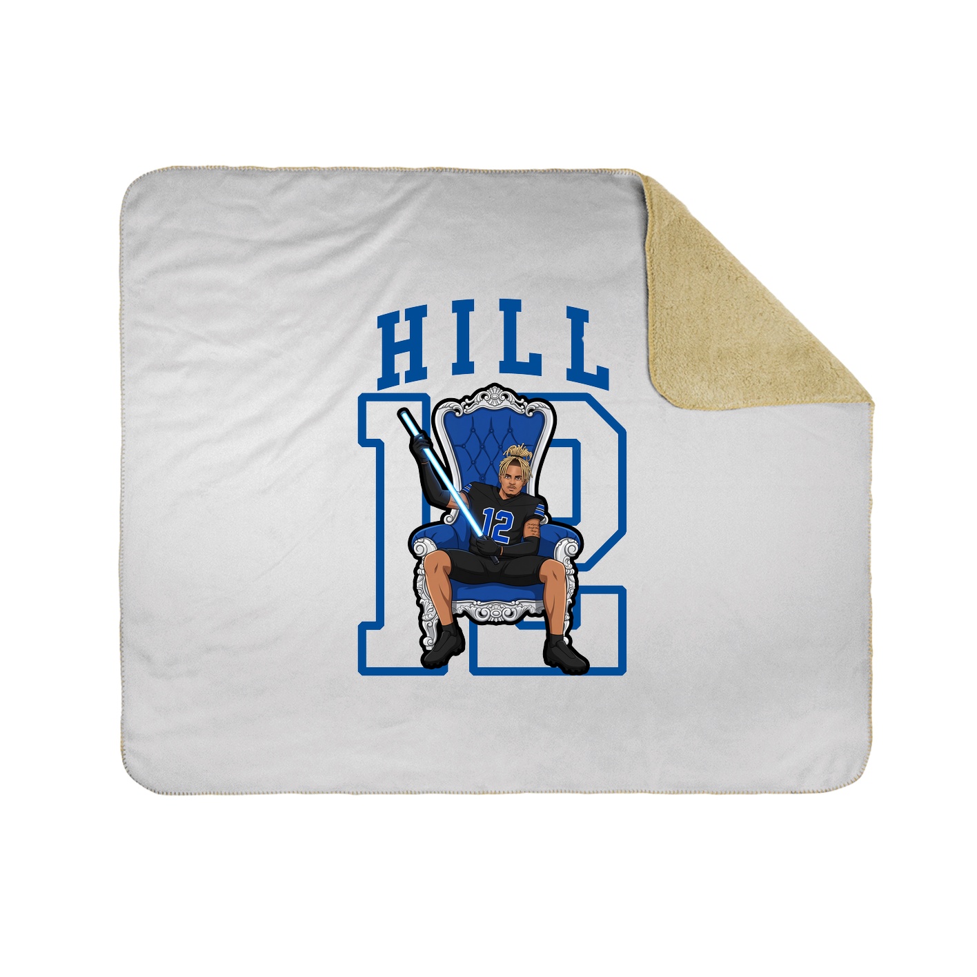 Throw Blanket — Shirsey in White