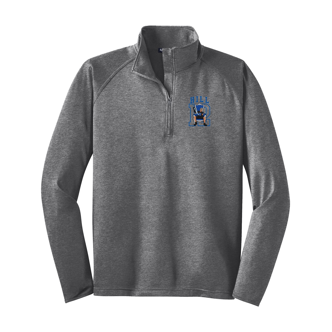 Q-Zip Pullover — Shirsey in Grey
