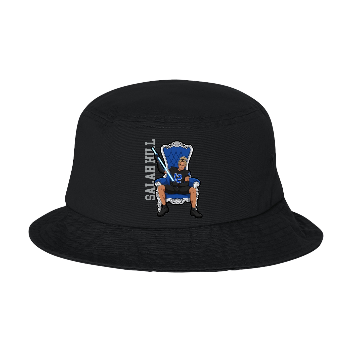Bucket Cap — Name Vertical in Black