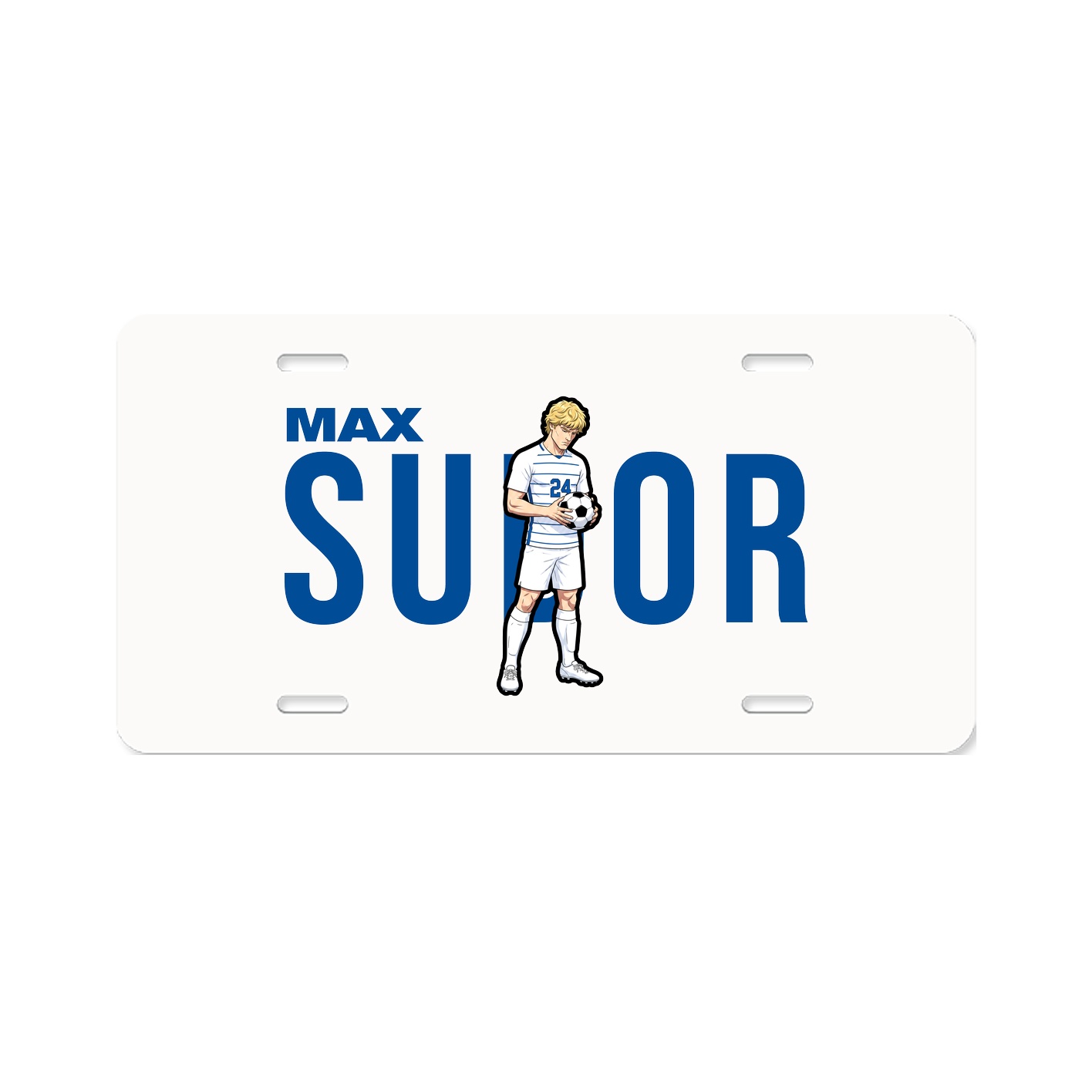 License Plate — Player Name in Classic