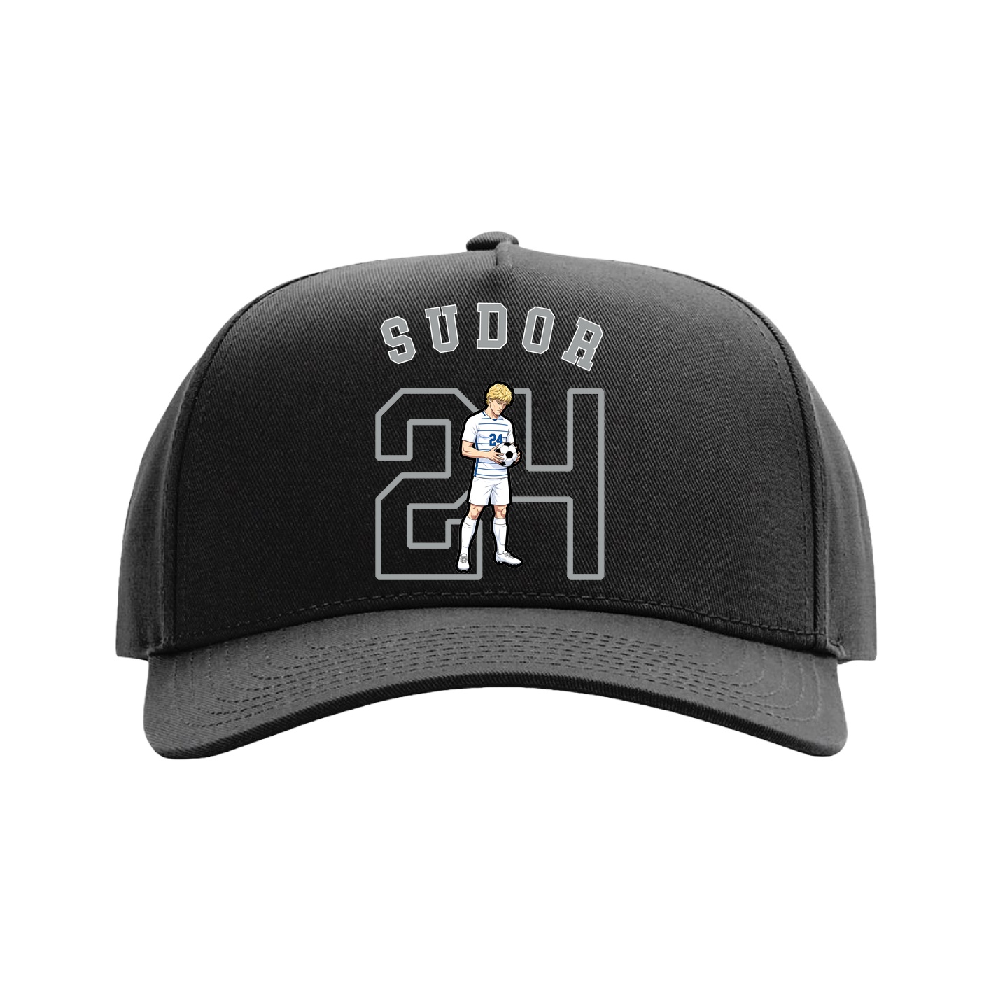 Full Fabric Five-Panel Champ Cap