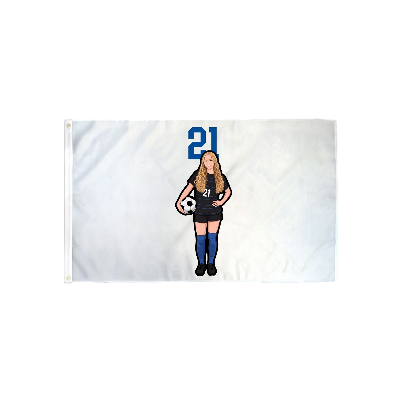 3x5 Flag — Number Top in Classic