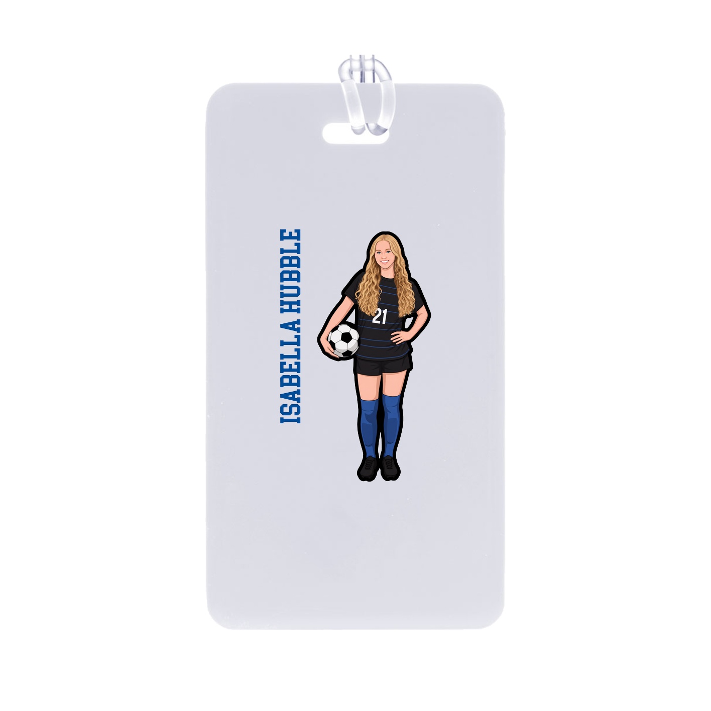 Bag Tag — Name Vertical in Classic