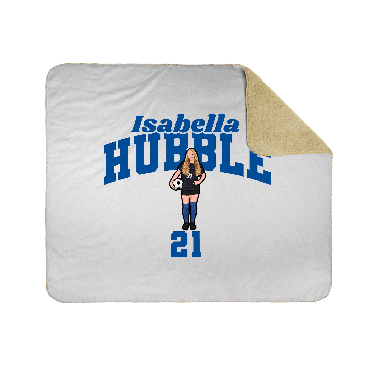 Throw Blanket — Signature Arch in White
