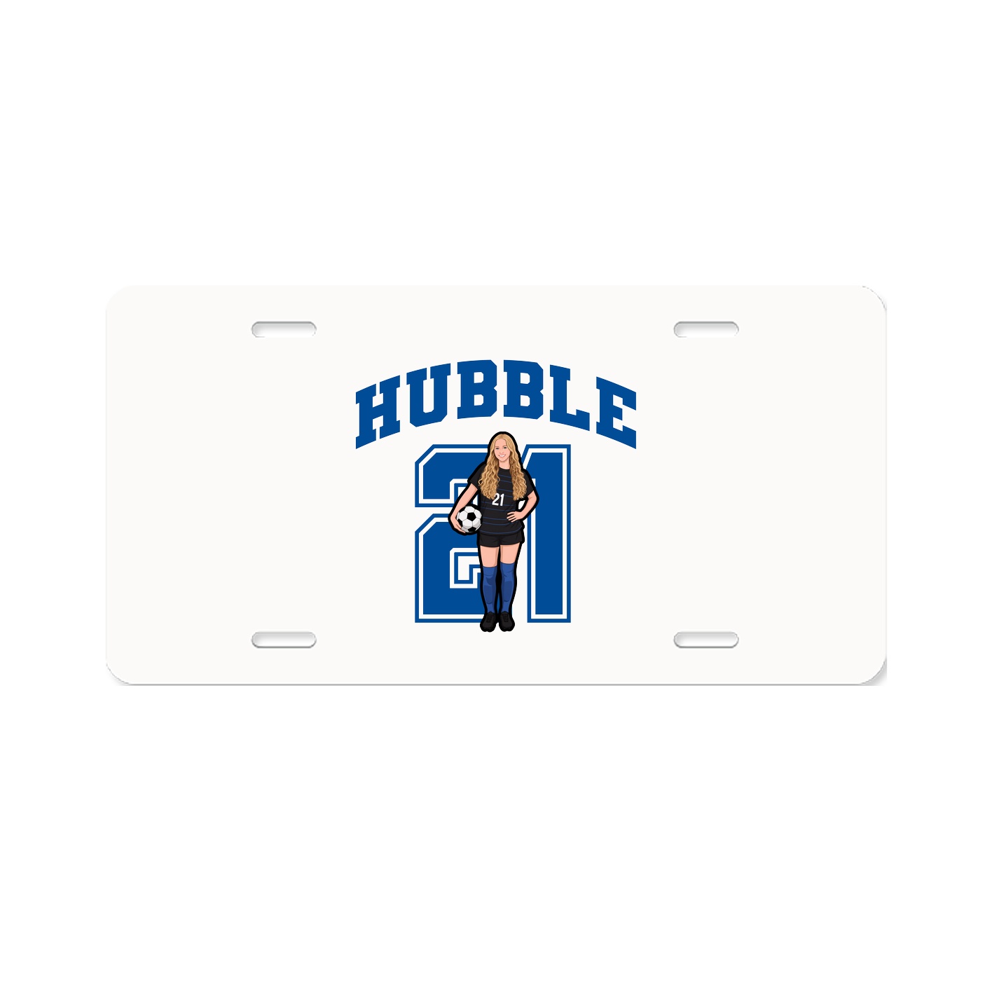 License Plate — Number in Classic