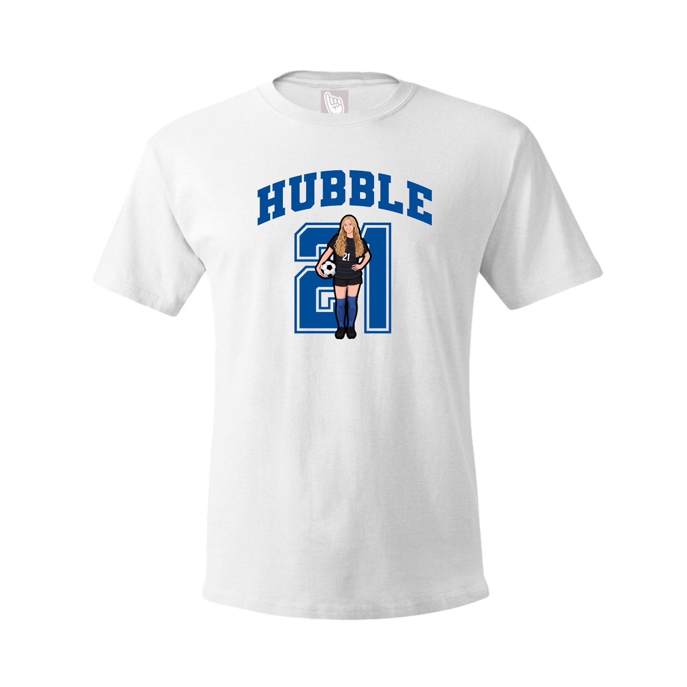 Tee — Number in White