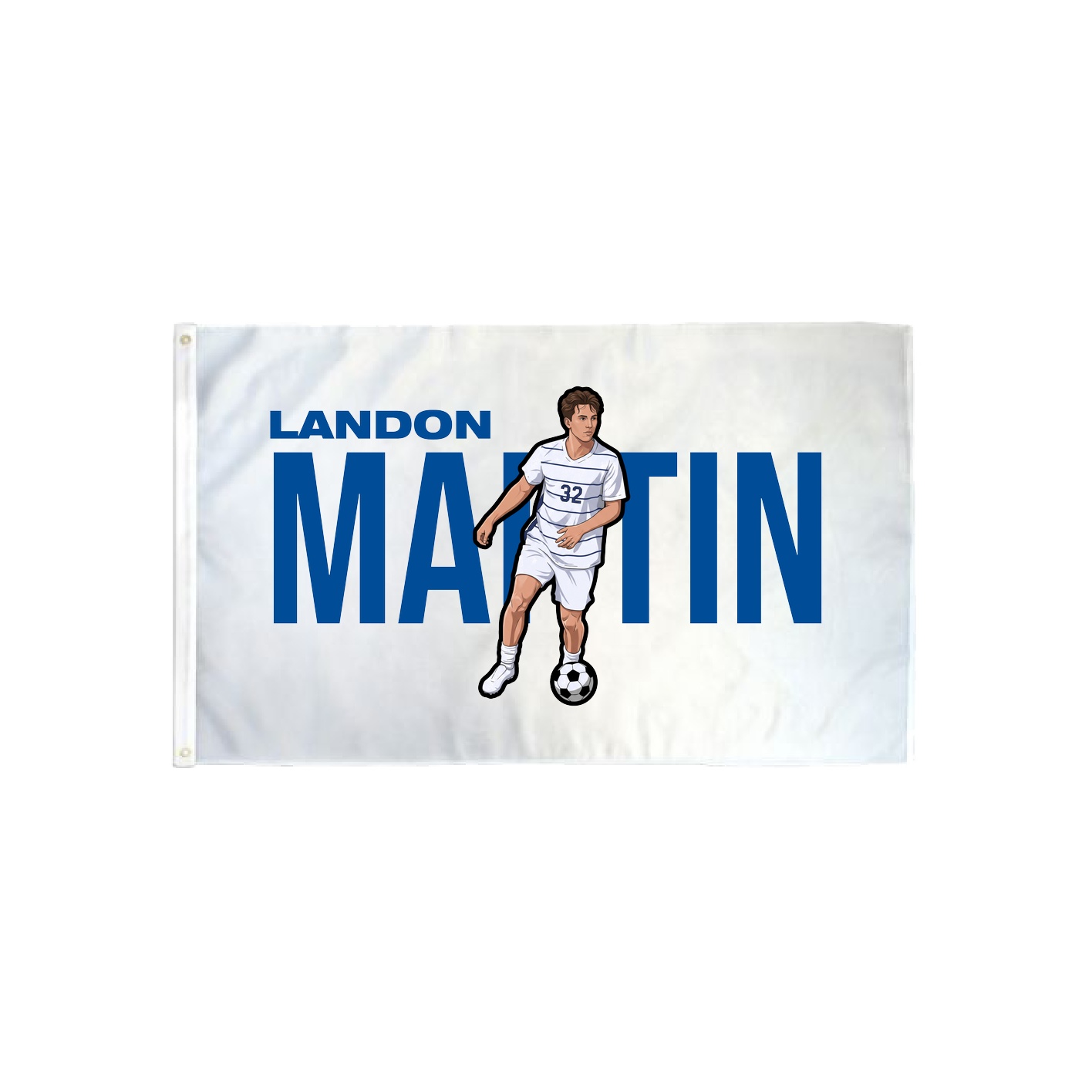 3x5 Flag — Player Name in Classic