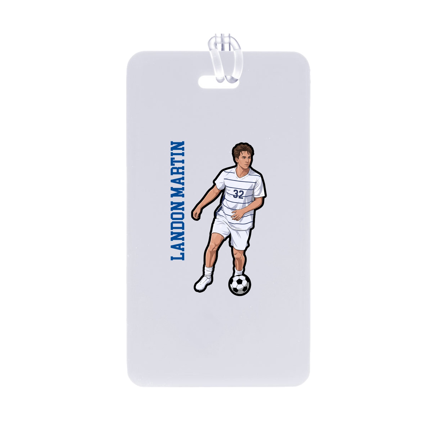 Bag Tag — Name Vertical in Classic