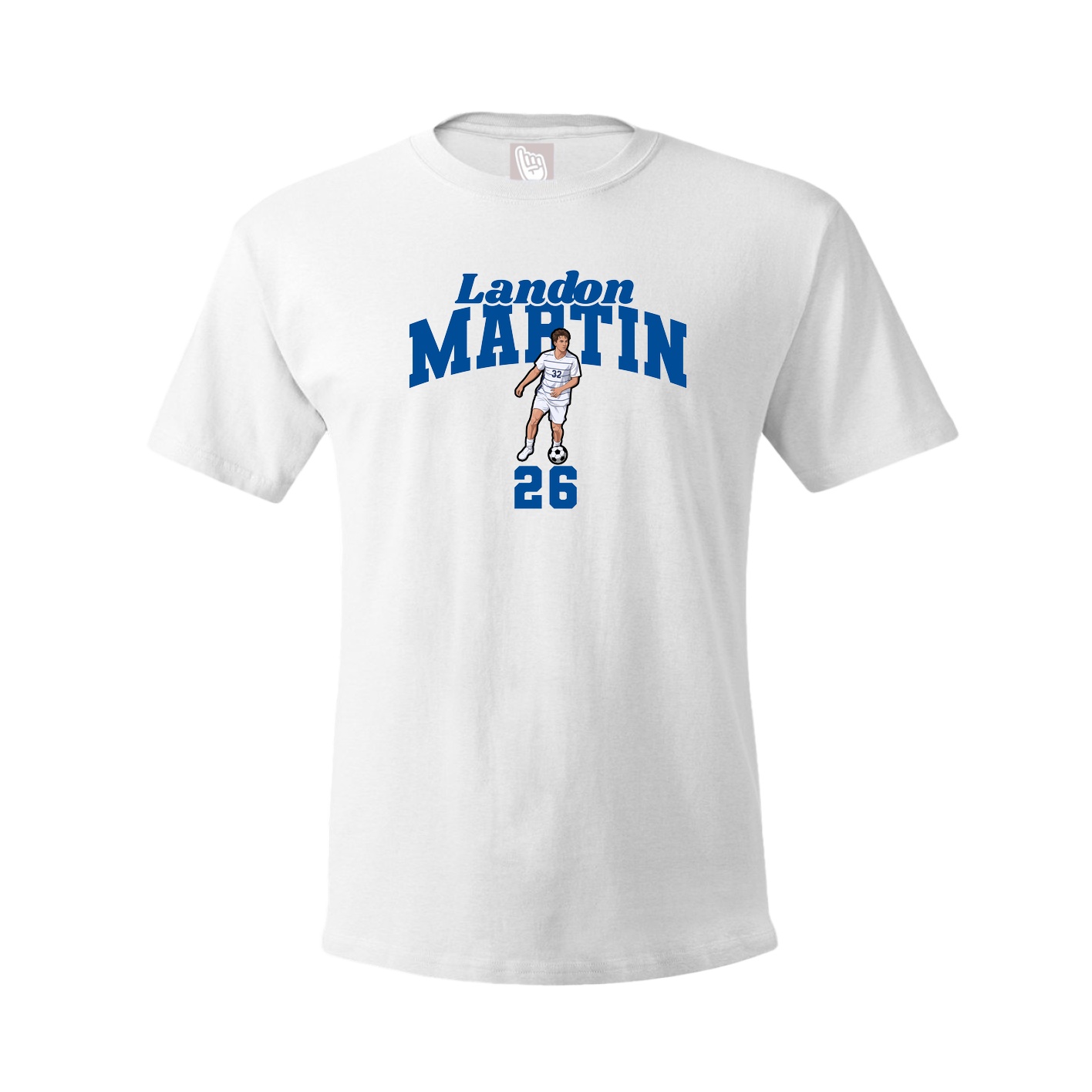 Youth Tee — Signature Arch in White