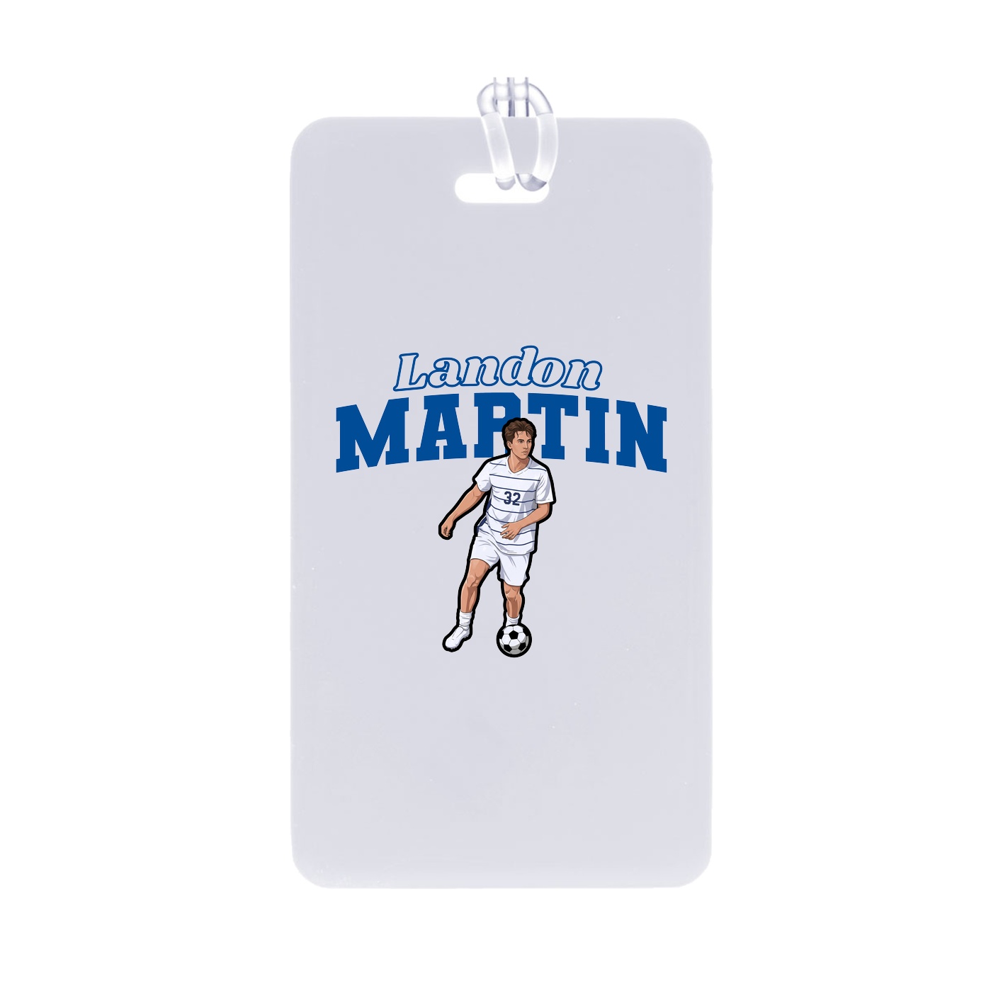 Bag Tag — Name Arch in Classic