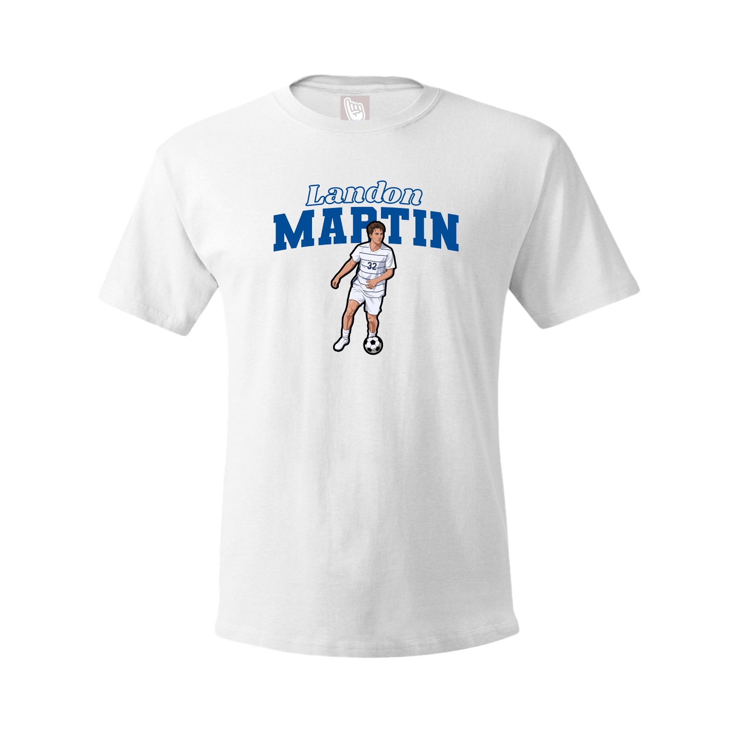 Tee — Name Arch in White
