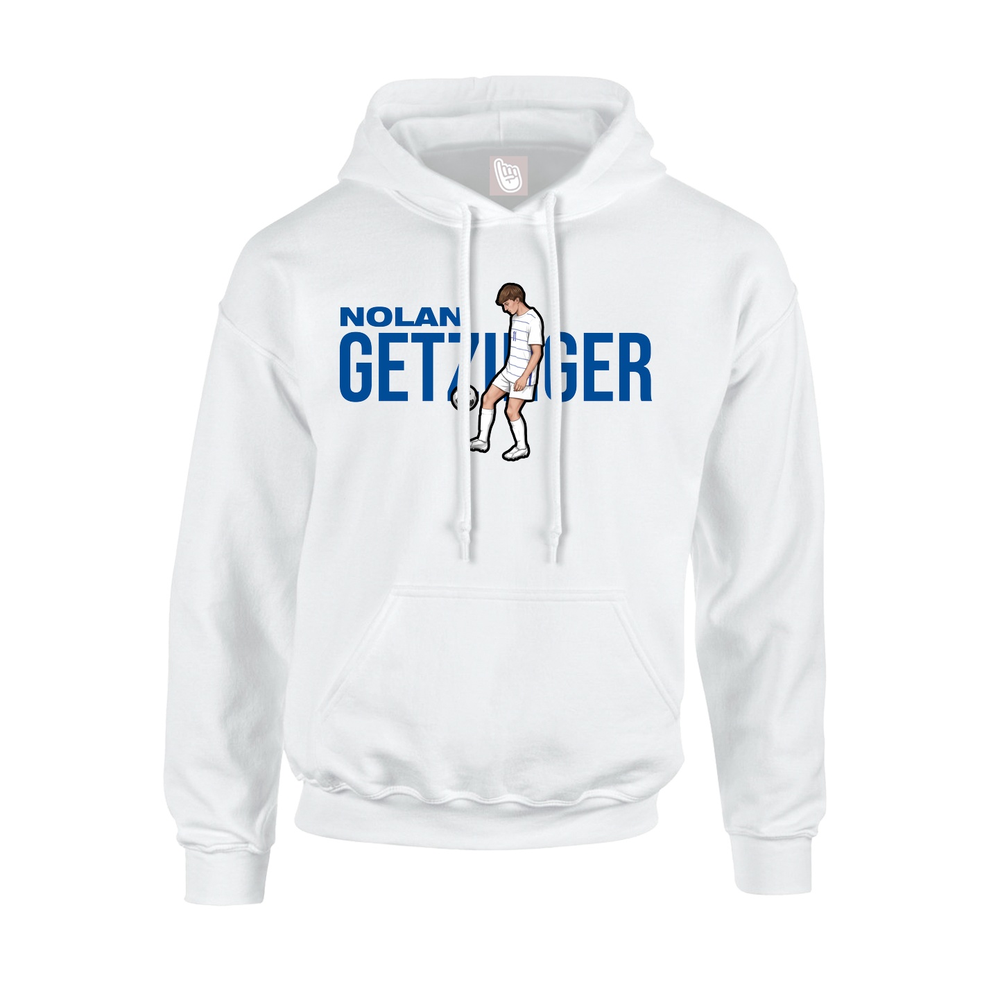 Hoodie — Player Name in White