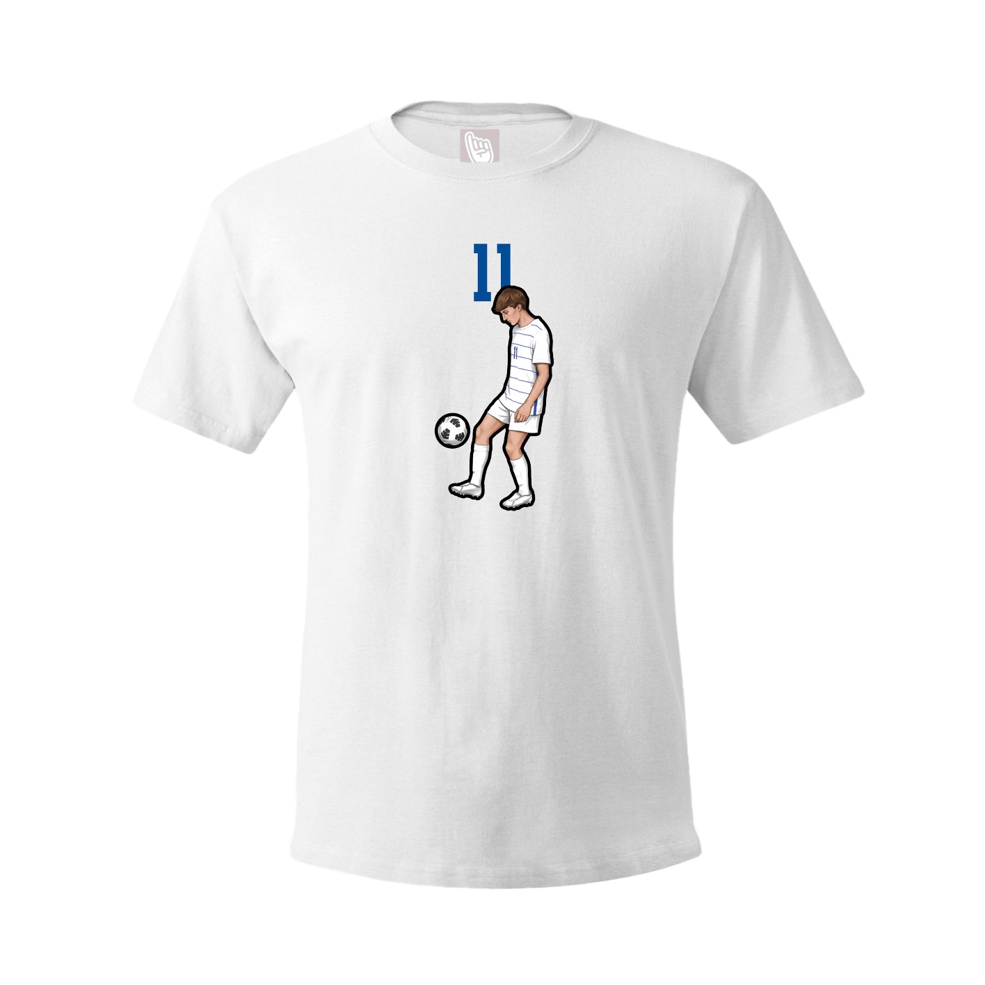 Tee — Number Top in White